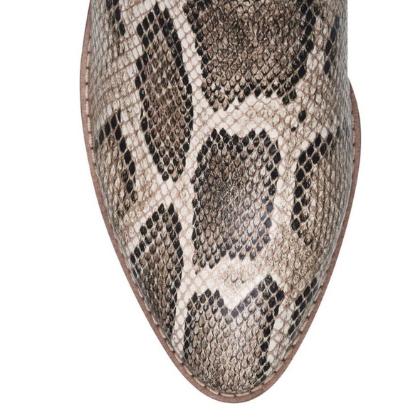 NEW 7 Lucky Brand Snake Print Leather Lenci Bootie - Picture 8 of 9